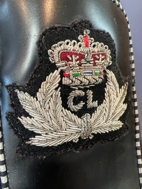 Christian Louboutin Laperouse Flat Black Silver Cap Toe EU 41 - Picture 13 of 14